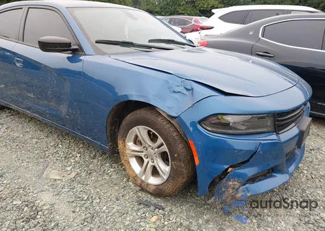 2023 Dodge Charger Sxt из США, поврежденный, VIN 2C3CDXBG2PH592080